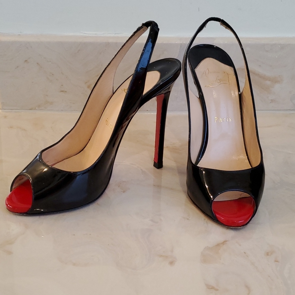 Authentic Christian Louboutin Patent Leather Heels